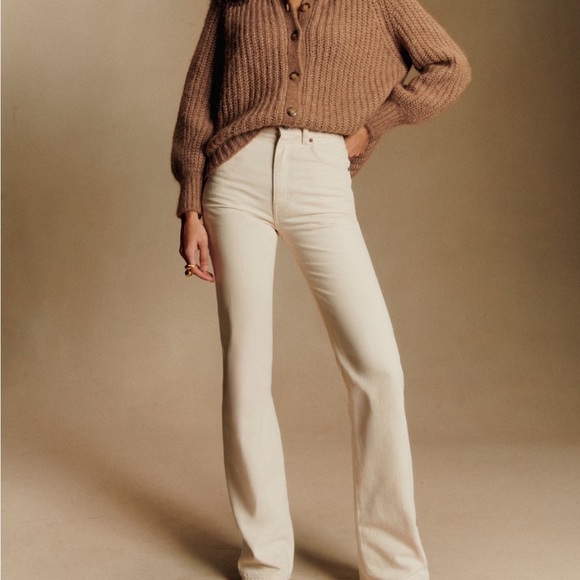 Sezane Emile Cardigan - Mottled Camel, M - Picture 2 of 3